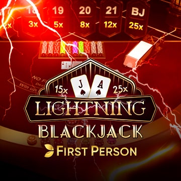 First Person Lightning Blackjack